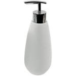 Gedy OP80-02 Soap Dispenser Made From Thermoplastic Resins and Stone in White Finish